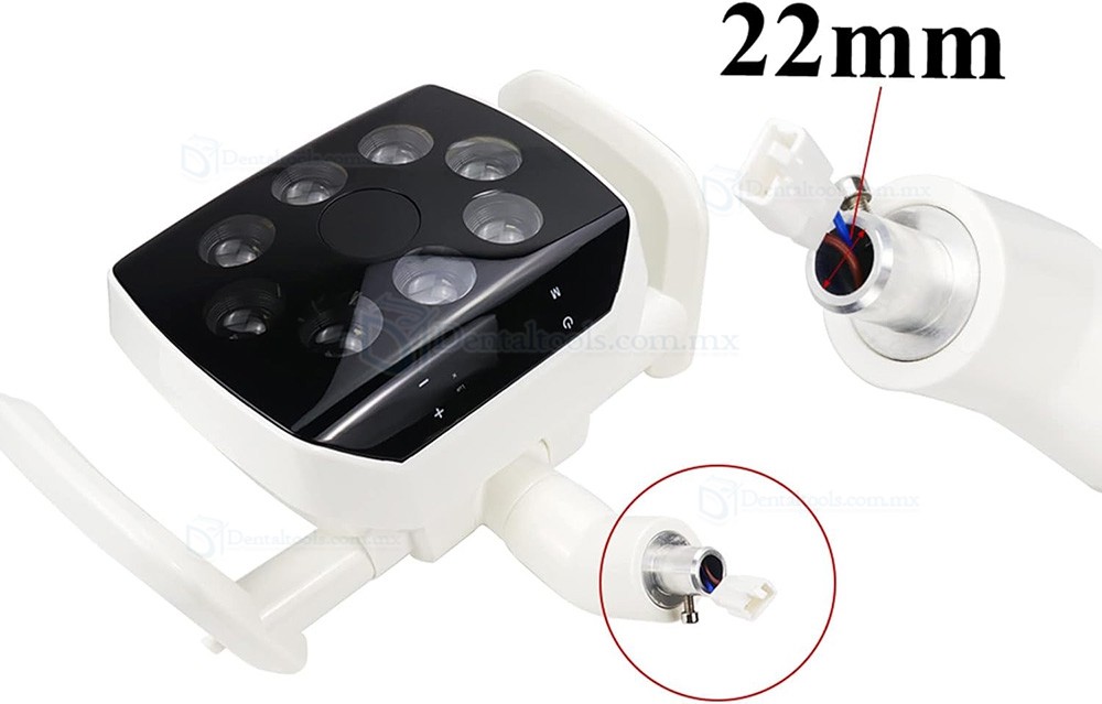 L&aacute;mpara LED para unidad dental con sensor y conexi&oacute;n de 22mm o 26mm